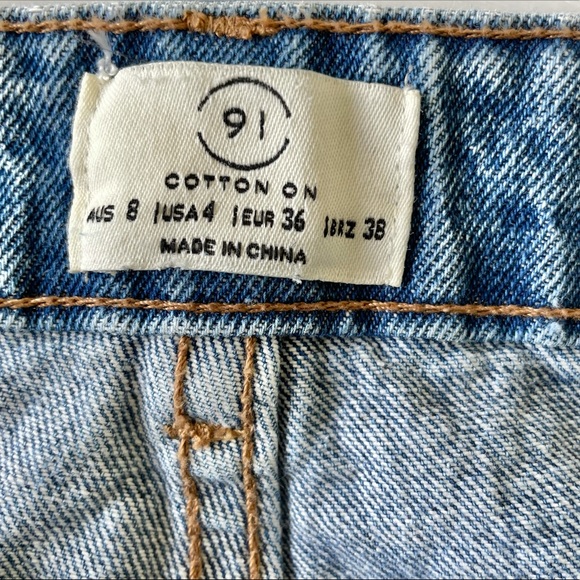 Rugrats Custom Denim Mom Jeans Size 4 - Picture 6 of 14